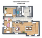 Grundriss untere Etage - 