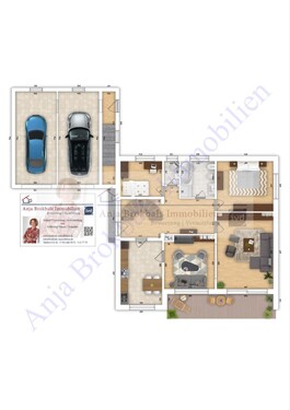 Mit großer (!) Doppelgarage :-) - 11 Zimmer Zweifamilienhaus zum Kaufen in Gütersloh