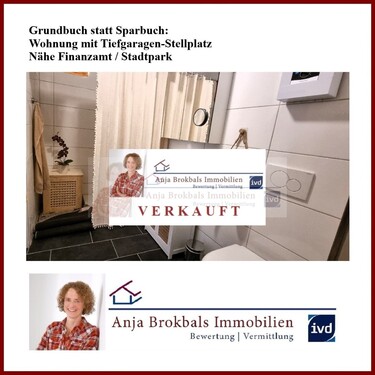 02.584.VERKAUFT - Grundbuch statt Sparbuch: ETW mit Tiefgaragenstellplatz Nähe Stadtpark - für Käufer provisionsfrei