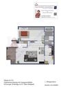 Grundriss Wohnung 1. OG - 2 Zimmer 2- Zimmerwohnung zum Kaufen in Gütersloh