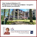 ETW im Hochparterre - Nähe StadtparkKlinikum GT: Hochparterre mit Tiefgaragenstellplatz - bezugsfrei - für Käufer provisionsfrei