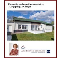 Ebenerdig, umfangreich modernisiert, TOP gepflegt, 2 Garagen - provisionsfrei für Käufer - Rheda-Wiedenbrück