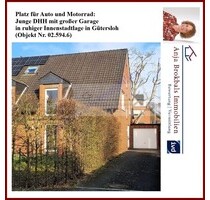Platz für Auto und Motorrad: DHH, gr. Garage, ruhige Innenstadtlage - provisionsfrei für Käufer in Gütersloh