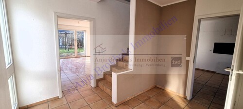 Blick in WoZi und Küche - 