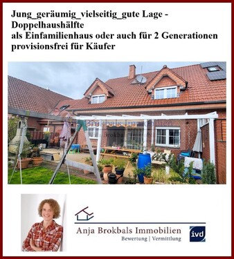 Große DHH mit Garage - Jung_geräumig_vielseitig_gute Lage - provisionsfrei für Käufer