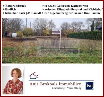 02.547.Baugrundstücke Nähe Kiebitzhof - Baugrundstück Nähe Kiebitzhof - bauträgerfrei und provisionsfrei für Käufer in Gütersloh