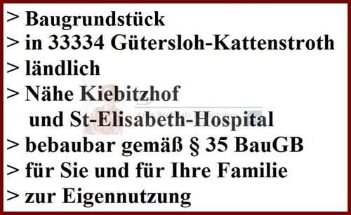 02.547.2.Beschreibung - Grundstück zum Kaufen in Gütersloh