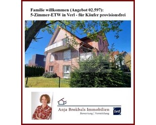 Familie willkommen: 5-Zimmer-ETW in Verl - für Käufer provisionsfrei
