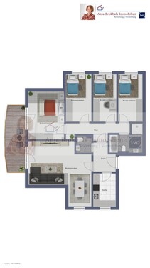 II. Obergeschoss - 5.5 Zimmer 5- Zimmerwohnung zum Kaufen in Verl