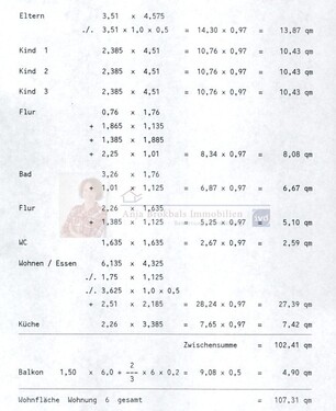 02.597.Wohnflächenberechnung - 