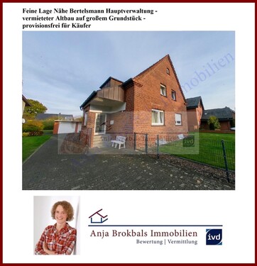 02.554.Altbau in feiner Lage - Feine Lage Nähe Bertelsmann Hauptverwaltung - provisionsfrei für Käufer