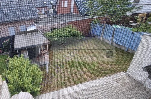 Blick von oben in den Garten - 