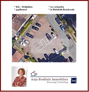 Parkplatz- Fläche zu verkaufen - #Brackwede #Parkplätze zu verkaufen #Bielefeld, Kulbrockstraße - für Käufer provisionsfrei