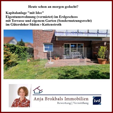 02.583 Kapitalanlage mit Plan - Kapitalanlage mit Plan: ETW im EG mit Garten - heute an morgen gedacht!- provisionsfrei für Käufer