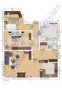 02.610.Grundriss Wohnung EG - 3 Zimmer 3- Zimmerwohnung zur Miete in Gütersloh
