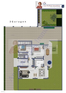 02.574.Grundstück - 11 Zimmer Zweifamilienhaus zum Kaufen in Harsewinkel
