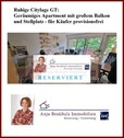 02.557.RESERVIERT - Ruhige Citylage GT: Geräumiges Apartment mit großem Balkon und Stellplatz - für Käufer provisionsfrei