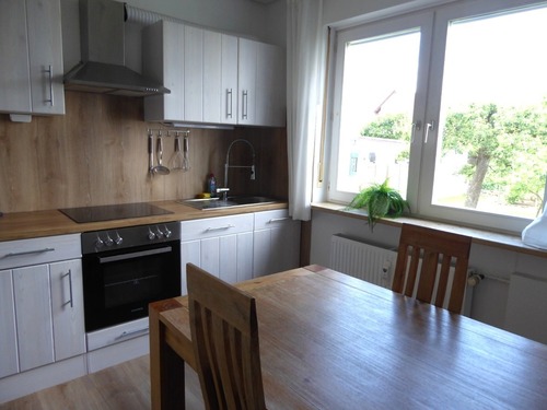 Küche mit Eßplatz - 3 Zimmer Erdgeschoßwohnung in Hirschaid