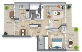 3D Floor Plan - 