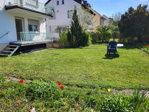 Gartenansicht 2 - 4 Zimmer Erdgeschoßwohnung zur Miete in Bamberg