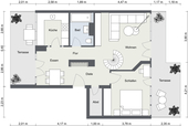 2D Floor Plan - 