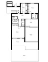 Grundriss Raumaufteilung - 3 Zimmer Erdgeschoßwohnung zur Miete in Haar