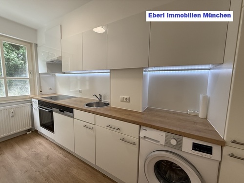 Einbauküche - Erdgeschoßwohnung mit 49,91 m&sup2; in München zum Kaufen