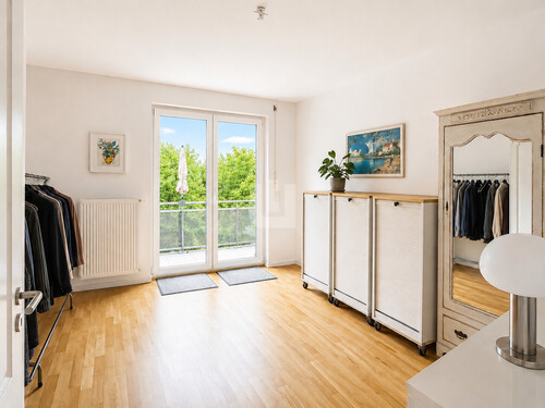 Schlafzimmer - Etagenwohnung mit 83,00 m&sup2; in München zur Miete