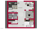 Wohnungsgrundriss Dachgeschoss - 