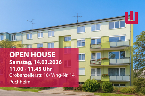 OPEN HOUSE am 14.03.26 - WINDISCH IMMOBILIEN - Gemütliche 2,5-Zi. - Dachterrassenwohnung in gepflegtem MFH bezugsfrei!