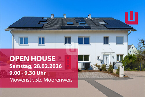 OPEN HOUSE 28.02.26 House - Provisionsfrei für den Käufer - Neuwertiges A+ Reihenhaus in ruhiger Lage von Moorenweis