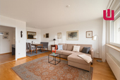 Wohnzimmer - Für d. Käufer provisionsfrei - Moderne 2-Zi.-Whg. mit geh. Ausstattung und Lift-zentral in Puchheim