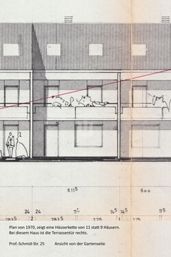 Ansicht Gartenseite-Professor-Schmid-Str.25 - 