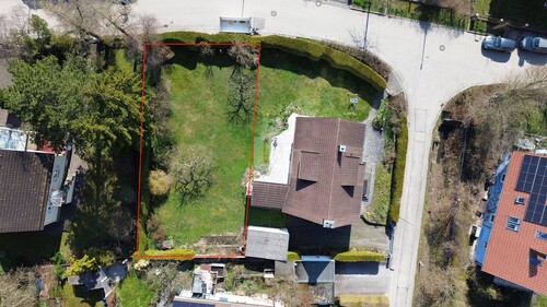 Luftbild - Grundstück in Gröbenzell