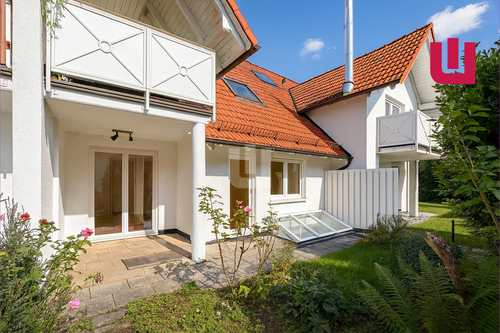 Gartenansicht - WINDISCH IMMOBILIEN - Schöne Garten-Maisonette Wohnung in 4 Parteien Haus in ruhiger, begehrter Lage