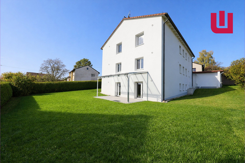 Außenansicht - WINDISCH - Stilvolle 2-Zi.-Erdgeschosswohnung in ruhigem 3-Familien-Haus - in Ortsrandlage