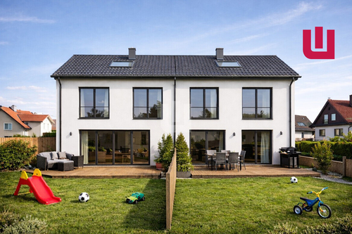 Außenansicht - WINDISCH IMMOBILIEN! Neubau-DHH in A+ direkt in FFB - Ruhig und verkehrsgünstig gelegen