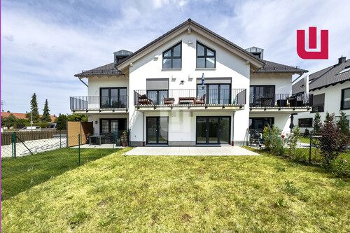 Gartenansicht - 2 Zimmer Erdgeschoßwohnung zur Miete in Fürstenfeldbruck
