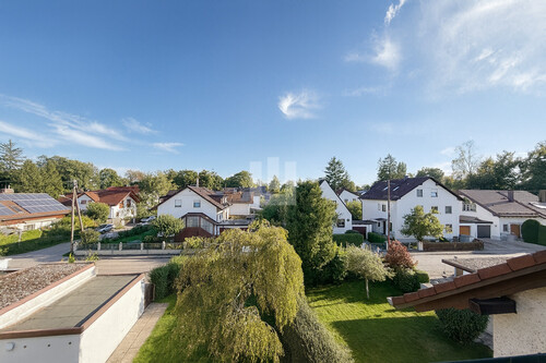 Blick aus der Wohnung - 
