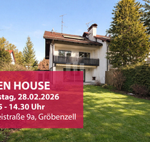 WINDISCH IMMOBILIEN - Große DHH mit eingewachsenem Garten und Einliegerwohnung in Gröbenzell-Nord