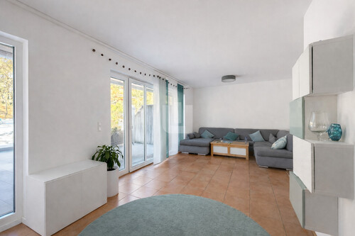 Wohnzimmer - 5 Zimmer Doppelhaushälfte zur Miete in Fürstenfeldbruck