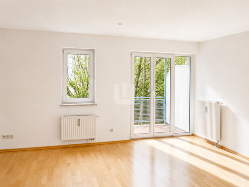 Wohnzimmer - Etagenwohnung mit 56,00 m&sup2; in München zur Miete