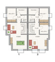 Grundriss Souterrain Haus 1 & 2 - 