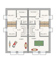Grundriss Souterrain Haus 3 & 4 - 