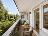 Balkon Visualisierung - Haus in Haus - hochwertig sanierte Maisonette-Whg. mit drei Balkonen am Ortsrand von Gröbenzell