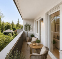 Haus in Haus - hochwertig sanierte Maisonette-Whg. mit drei Balkonen am Ortsrand von Gröbenzell