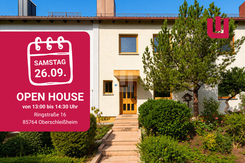 Open_House_Oberschleissheim - WINDISCH IMMOBILIEN - Familienfreundliches Reihenhaus mit Potential in ruhiger Lage - bezugsfrei!