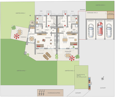 Freiflächenplan - 
