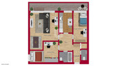 Wohnungsgrundriss - 