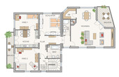 Grundriss Obergeschoss - 